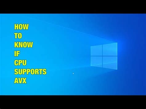 avxmini.t|How to enable AVX on my Windows 10 and Windows 11 PC 2021 .